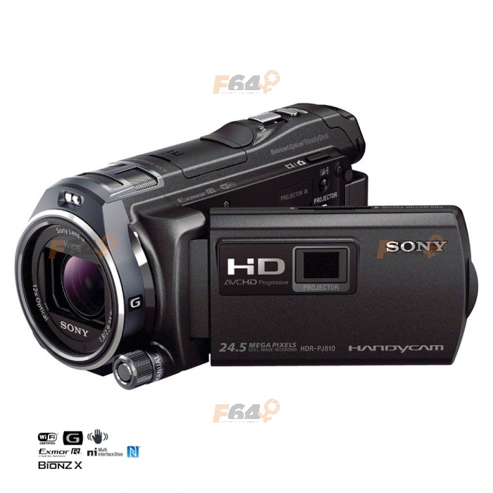 Sony HDR-PJ810 - camera video Full HD, proiector, Wi-Fi, NFC - F64